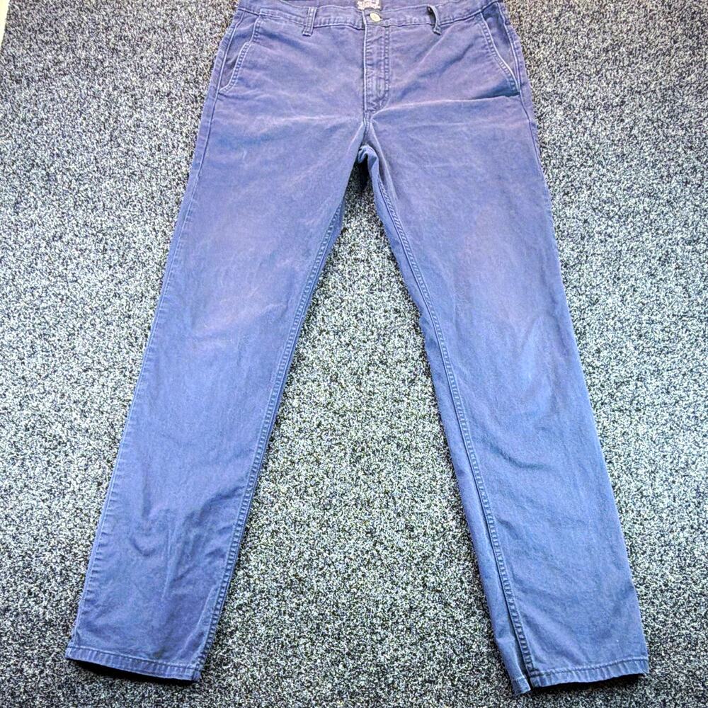 Levi’s Men’s Blue Dark Wash Slim Fit Stretch Denim 5-Pocket Jeans Size 34